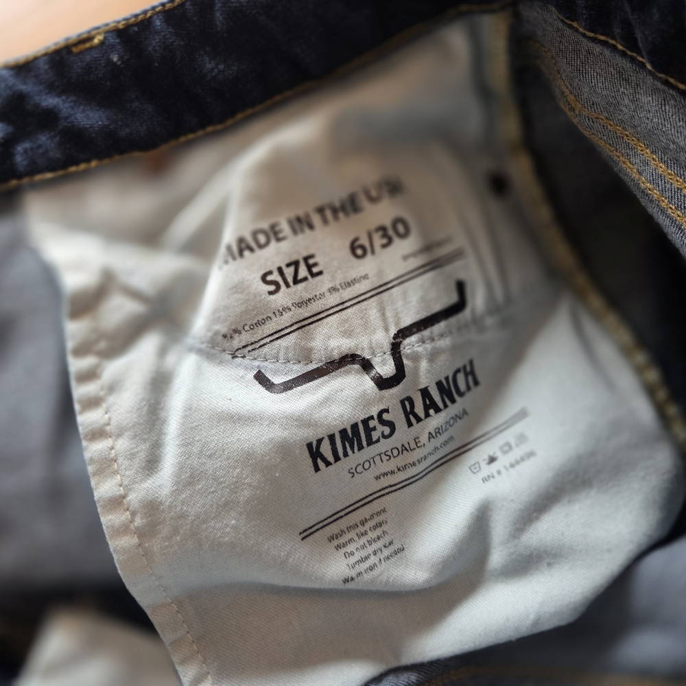 Kimes Ranch Sarah High-Rise Slim Bootcut Jeans | 6/30 | Dark Wash - Picture 9 of 12